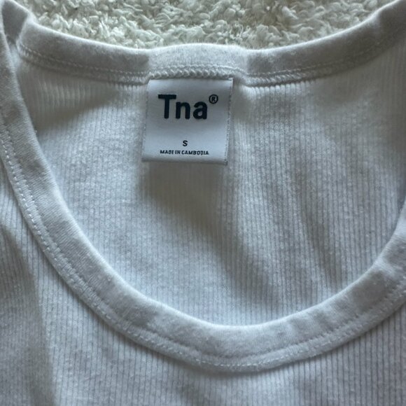 White cropped rib racer TNA - Picture 4 of 6
